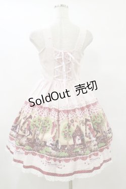 画像2: BABY,THE STARS SHINE BRIGHT / My little red riding hood柄ドットリボンジャンパースカート Free ピンク H-25-09-22-066-BA-OP-NS-ZH