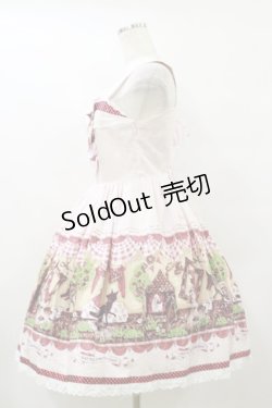 画像3: BABY,THE STARS SHINE BRIGHT / My little red riding hood柄ドットリボンジャンパースカート Free ピンク H-25-09-22-066-BA-OP-NS-ZH