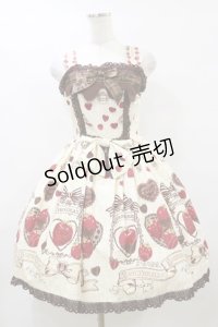 BABY,THE STARS SHINE BRIGHT / Strawberry Loves Chocolate柄ジャンパースカートI Free  H-25-09-22-067-BA-OP-NS-ZH