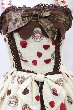 画像4: BABY,THE STARS SHINE BRIGHT / Strawberry Loves Chocolate柄ジャンパースカートI Free  H-25-09-22-067-BA-OP-NS-ZH
