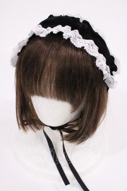 画像1: Eri Aino’s Collaboration / ヘッドドレス  ブラック H-25-09-22-1036-LO-AC-NS-ZH