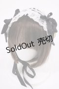 BABY,THE STARS SHINE BRIGHT / プリンセスドロップヘッドドレス  ブラック/オフ白 H-25-09-22-1037-BA-AC-NS-ZH