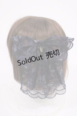 画像3: axes femme / リボンクリップ  生成り/ネイビー H-25-09-22-1038-AX-AC-NS-ZH