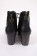 画像3: axes femme / チュールレースアップブーツ S(22.5cm) ブラック H-25-09-22-1040-AX-SH-NS-ZH (3)
