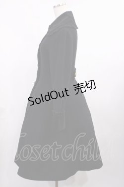 画像2: Innocent World / リボンクラウンファーコート Free ブラック H-25-09-22-1007-IW-CO-NS-ZH