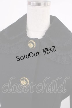 画像4: Innocent World / リボンクラウンファーコート Free ブラック H-25-09-22-1007-IW-CO-NS-ZH