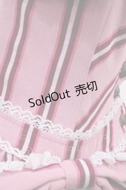 画像5: BABY,THE STARS SHINE BRIGHT / レジメンタルサロペット Free ピンク H-25-09-22-1015-BA-OP-NS-ZH