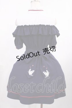 画像2: Amavel / 蝶々舞うランタンのチャイナワンピース Free ネイビー H-25-09-22-1017-CA-OP-NS-ZH