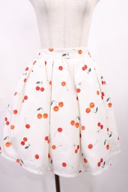 画像1: mille fille closet by LODISPOTTO / Sweet Cherryスカート M オフ H-25-09-22-1018-LO-SK-YZ-ZH