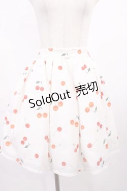 画像1: mille fille closet by LODISPOTTO / Sweet Cherryスカート M オフ H-25-09-22-1018-LO-SK-YZ-ZH