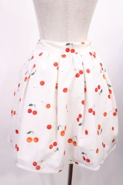 画像2: mille fille closet by LODISPOTTO / Sweet Cherryスカート M オフ H-25-09-22-1018-LO-SK-YZ-ZH