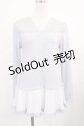 axes femme / プリーツロングインナー M サックス H-25-09-22-1026-AX-TO-NS-ZH