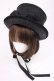 画像1: BABY,THE STARS SHINE BRIGHT / 麦素材のシルクハット  ブラック H-25-09-22-1032-BA-AC-NS-ZH (1)
