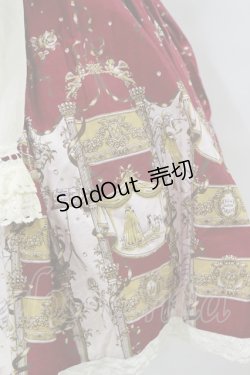 画像4: ALICE and the PIRATES / Masquerade Theater柄ワンピース Free エンジ H-25-09-22-073-PA-OP-NS-ZH