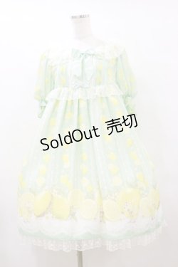 画像1: Angelic Pretty / Fruity Lemonワンピース Free ミント H-25-09-22-074-AP-OP-NS-ZH