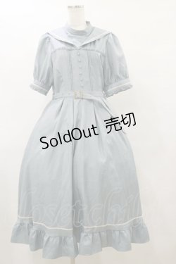 画像1: Kurumi Collaboration / マリンアカデミアワンピース LL ブルー H-25-09-22-077-LO-OP-NS-ZH