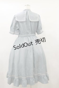 画像2: Kurumi Collaboration / マリンアカデミアワンピース LL ブルー H-25-09-22-077-LO-OP-NS-ZH