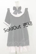 DearMyLove / レースアップリボンドーリーワンピース L ブラック H-25-09-22-079-EL-OP-NS-ZH
