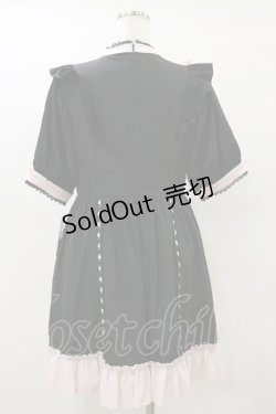 画像2: DearMyLove / レースアップリボンドーリーワンピース L ブラック H-25-09-22-079-EL-OP-NS-ZH