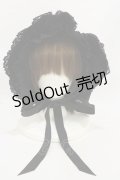 BABY,THE STARS SHINE BRIGHT / 別珍トーションレースフルボンネット  ブラック H-25-09-22-014-BA-AC-NS-ZH