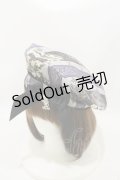 ALICE and the PIRATES / St.Lily Wolf〜狼騎士と百合の誓い〜柄ベレー帽  ブラック H-25-09-22-002-PA-AC-NS-ZH