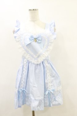 画像1: BABY,THE STARS SHINE BRIGHT / ハートエプロン Free サックス H-25-09-22-022-BA-OP-NS-ZH