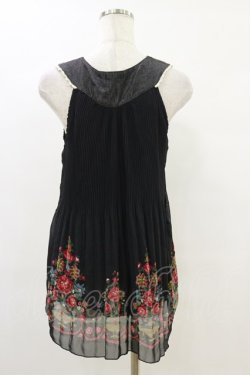 画像2: axes femme / 花柄タンク M ブラック H-25-09-22-025-AX-TO-NS-ZH