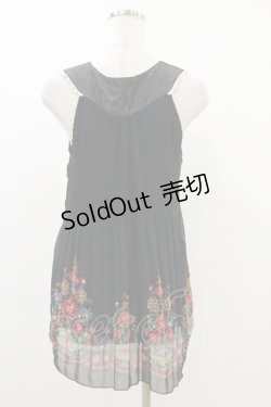 画像2: axes femme / 花柄タンク M ブラック H-25-09-22-025-AX-TO-NS-ZH