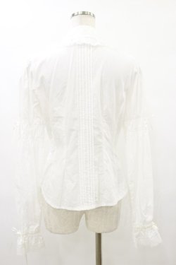 画像2: BABY,THE STARS SHINE BRIGHT / ハートレースの後ろピンタックブラウス Free オフ H-25-09-22-031-BA-BL-NS-ZH