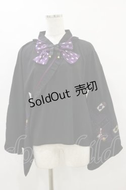 画像1: Amavel / 大正浪漫の夢紀行ブラウス Free ブラック H-25-09-22-034-CA-BL-NS-ZH