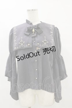 画像1: Amavel / Astrologie Planeteブラウス Free グレー H-25-09-22-036-CA-BL-NS-ZH