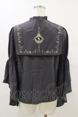 画像2: Amavel / Astrologie Planeteブラウス Free グレー H-25-09-22-036-CA-BL-NS-ZH