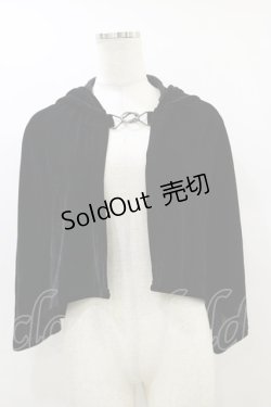 画像1: KILL STAR / CAYLLEY CLOAKケープ M ブラック H-25-09-23-001-SL-TO-KB-ZH