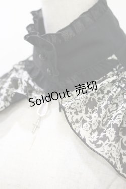 画像3: MARBLE / ゴシック調十字架付き立ち衿ケープ  ブラック H-25-09-23-004-GO-JA-KB-ZH