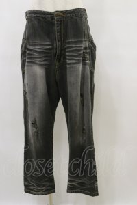 ALGONQUINS / ダメージデニムパンツ  グレー H-25-09-23-048-AL-PA-KB-ZH