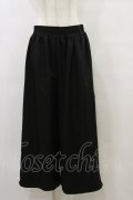 NieR Clothing / 2WAY SIDE ZIP WIDE PANTS  黒 H-25-09-23-056-PU-PA-KB-ZH