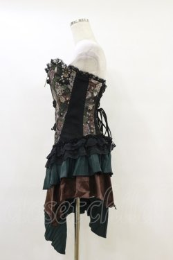 画像3: Qutie Frash / オーバーバストコルセット  茶 H-25-09-23-005-QU-TO-KB-ZH