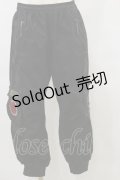 Qutie Frash / ワッペンカーゴパンツ L ブラック H-25-09-23-062-QU-PA-KB-ZH