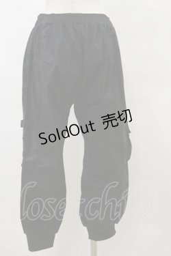 画像2: Qutie Frash / ワッペンカーゴパンツ L ブラック H-25-09-23-062-QU-PA-KB-ZH