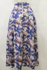 Candy Stripper / SPLENDID CANDY TIE DYE SKIRT 2 ORANGE H-25-09-23-066-PU-SK-KB-ZH