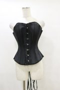 PureOne Corset Works / オーバーバストコルセット  ブラック H-25-09-23-006-GO-ZA-KB-ZH