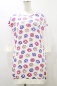 Candy Stripper / DREAMIN' DONUTS ONE-PIECE 2(M) OFF WHITE H-25-09-23-069-PU-OP-KB-ZT456