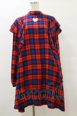 Candy Stripper / GLUMLY BEAR CHECK ONE-PIECE 2(M) RED H-25-09-23-071-PU-OP-KB-ZH