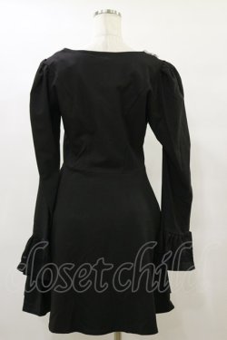 画像2: DARK IN LOVE / Gothic lolita doll longsleeves dress M ブラック H-25-09-23-073-PU-OP-KB-ZH