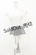 MARBLE / コルセット型フェミニンレースベルト  黒 H-25-09-23-007-GO-ZA-KB-ZH