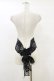 画像2: MARBLE / コルセット型フェミニンレースベルト  黒 H-25-09-23-007-GO-ZA-KB-ZH (2)
