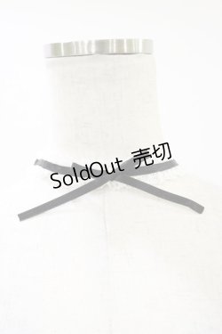 画像1: MARBLE / レースリボンチョーカー  黒×白 H-25-09-23-013-GO-AC-KB-ZH