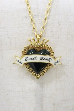 画像1: MILK / Sweet Heartブローチネックレス  ブラック H-25-09-23-016-ML-AC-KB-ZH