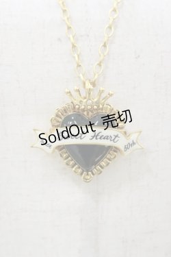 画像1: MILK / Sweet Heartブローチネックレス  ブラック H-25-09-23-016-ML-AC-KB-ZH