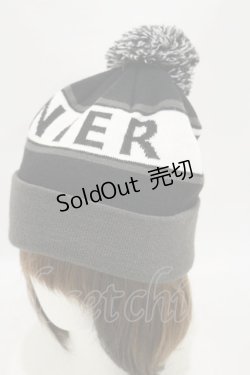 画像1: NieR Clothing / ニットキャップ  黒 H-25-09-23-017-PU-AC-KB-ZH